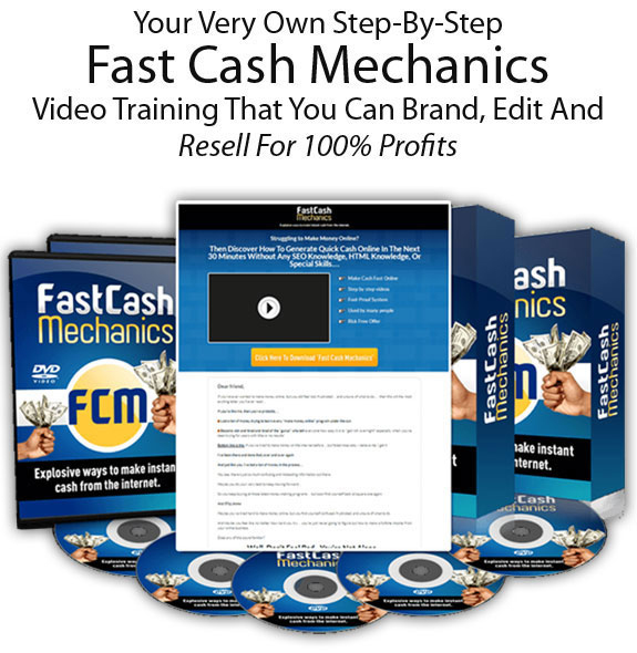 Download Fast Cash Mechanics PLR FULL License 100% Profits