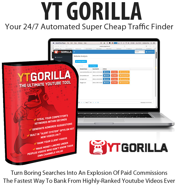 Free Download YT Gorilla Software By Chris Fox