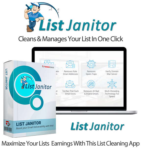 List Janitor Software Pro Instant Download By Cyril Gupta